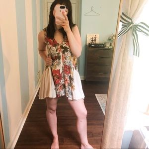 free people floral tank dress